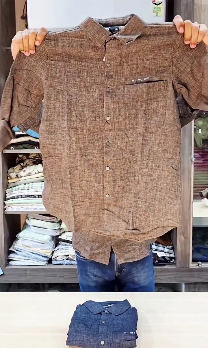 Men and Boys Short Sleeves Collared Neck Button Front Textured Polyester Regular Fit Holiday Shirts - Image 4
