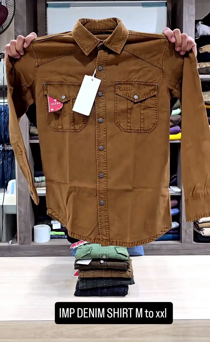 Slim Fit Opaque Pure Cotton Casual Shirt Brown